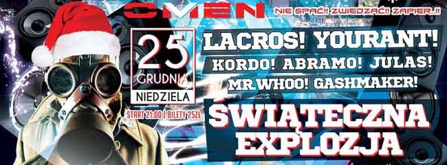 DJ YOURANT MEGA SET, OMEN CLUB PŁOŚNICA, BOŻE NARODZENIE 2016