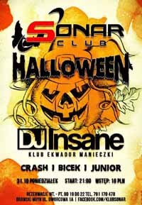 Sonar Club, Drawski Młyn - Dj Insane (31.10.2016)