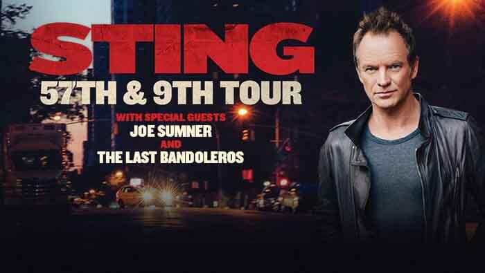 Koncert STING - Warszawa, Torwar 27.03.2017