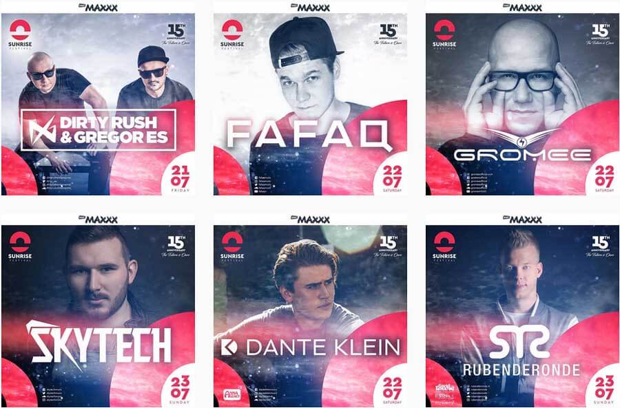 GROMEE, Dirty Rush & Gregor Es, Fafaq, Skytech, Ruben De Ronde, Dante Klein - zagrają na tegorocznym Sunrise Festival 2017