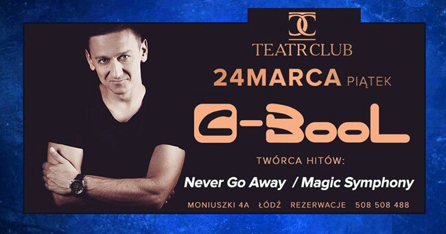 C-Bool w Łodzi - Teatr Club (24.03.2017)