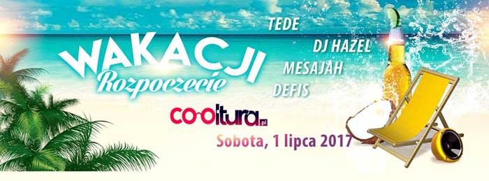 Rozpoczęcie Wakacji 2017 - Ciechocinek - TEDE, Hazel, Mesajah, Defis (01.07.2017)