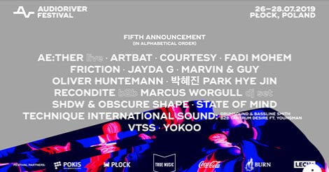 Kolejna 5'ta faza lineup na Audioriver 2019