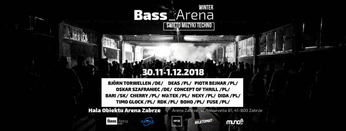 Bass Arena Winter - Święto Muzyki Techno - Arena Zabrze