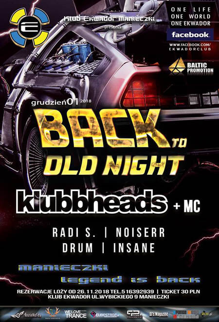 Ekwador Manieczki - Back To Old Night (01.12.2018)