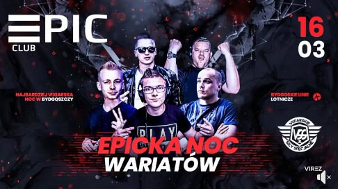 Bagrol - Klub Epic Bydgoszcz - Epicka Noc Wariatów 16.03.2019