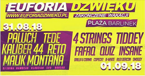 Euforia Dźwięku - Projekt Barlinek - Zakończenie wakacji (31.08.2018)