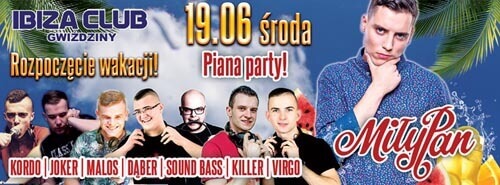 Bagrol - Ibiza Gwiździny - Piana Party 19.06.2019