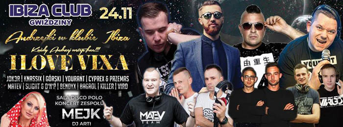 Andrzejki w klubie Ibiza Gwiździny (24.11.2018)