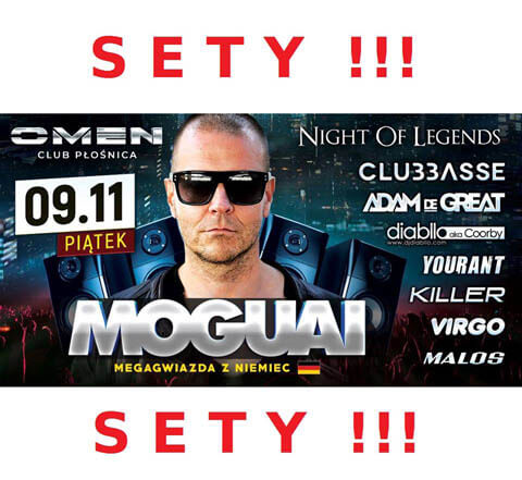 Klub Omen Płośnica - VIRGO, MALOS, YOURANT, CLUBBASSE, DIABLLO, KILLER - LIVE SET 09.10.2018