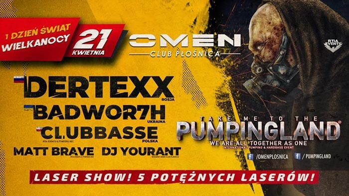 Pumpingland w klubie Omen Płośnica (21.04.2019)