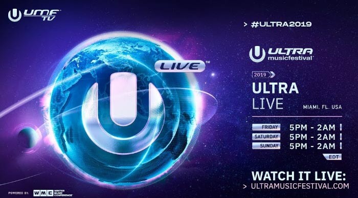 Oglądaj Ultra Music Festival 2019 w Miami na żywo!