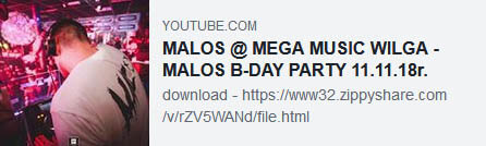 Mega Music Wilga - DJ MALOS (11.11.2018)
