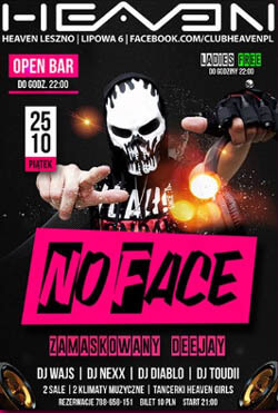 NO FACE - Heaven Leszno Live Mix 25.10.2019