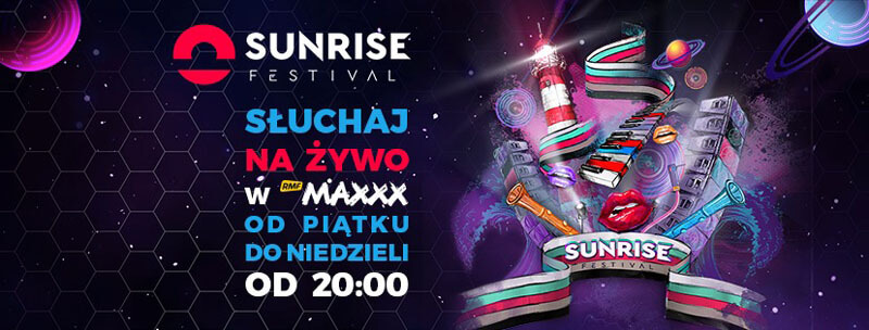 Słuchaj transmisji na żywo z Sunrise Festival 2019