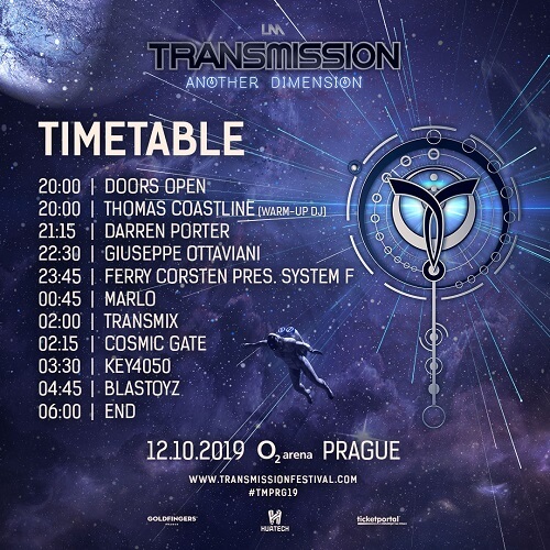 Transmission Another Dimension - Prague, Czech Republic (12.10.2019)