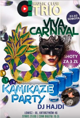 Dj Hajdi - Trio Łowicz 22.02.2020 (Viva Carnival)