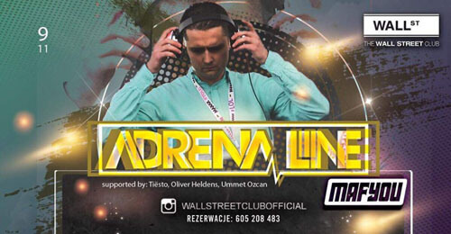 Wall Street Club, Wrocław - Adrena Line (09.11.2019)