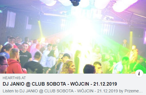 DJ JANIO - CLUB SOBOTA - WÓJCIN 21.12.2019